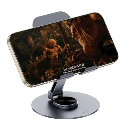 WiWU ZM-014 360° Rotating Desktop Phone Holder – Adjustable Stand for Desk & Office